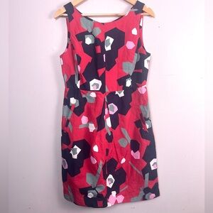 Tyler Boe Linen Multi Poppy Sleeveless Dress size 4